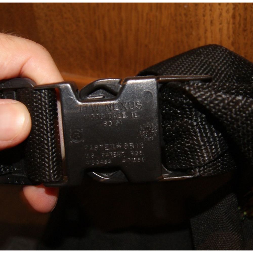 JanSport Black Waist Belt Bag Fanny Pack Made in USA Vintage 90s Hiking - Picture 5 of 8